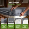 image:imageCariloha Retreat Sheet Set  Bamboo Lyocell  White  King  Our Softest Luxury Cooling Sheet Sateen Weave 18 in Deep Pockets 1 Fitted 1 Flat 2 Pillowcases OEKOTEX Standard 100Laguna Blue