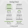 image:imageCariloha Retreat Sheet Set  Bamboo Lyocell  White  King  Our Softest Luxury Cooling Sheet Sateen Weave 18 in Deep Pockets 1 Fitted 1 Flat 2 Pillowcases OEKOTEX Standard 100Oasis Green