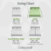 image:imageCariloha Retreat Sheet Set  Bamboo Lyocell  White  King  Our Softest Luxury Cooling Sheet Sateen Weave 18 in Deep Pockets 1 Fitted 1 Flat 2 Pillowcases OEKOTEX Standard 100Oasis Green