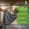 image:imageCariloha Retreat Sheet Set  Bamboo Lyocell  White  King  Our Softest Luxury Cooling Sheet Sateen Weave 18 in Deep Pockets 1 Fitted 1 Flat 2 Pillowcases OEKOTEX Standard 100Laguna Blue