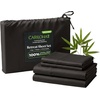 image:imageCariloha Retreat Sheet Set  Bamboo Lyocell  White  King  Our Softest Luxury Cooling Sheet Sateen Weave 18 in Deep Pockets 1 Fitted 1 Flat 2 Pillowcases OEKOTEX Standard 100Black Sand