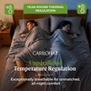 image:imageCariloha Retreat Sheet Set  Bamboo Lyocell  White  King  Our Softest Luxury Cooling Sheet Sateen Weave 18 in Deep Pockets 1 Fitted 1 Flat 2 Pillowcases OEKOTEX Standard 100Laguna Blue