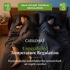 image:imageCariloha Retreat Sheet Set  Bamboo Lyocell  White  King  Our Softest Luxury Cooling Sheet Sateen Weave 18 in Deep Pockets 1 Fitted 1 Flat 2 Pillowcases OEKOTEX Standard 100Black Sand