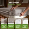 image:imageCariloha Retreat Sheet Set  Bamboo Lyocell  White  King  Our Softest Luxury Cooling Sheet Sateen Weave 18 in Deep Pockets 1 Fitted 1 Flat 2 Pillowcases OEKOTEX Standard 100Coastal Gray