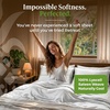 image:imageCariloha Retreat Sheet Set  Bamboo Lyocell  White  King  Our Softest Luxury Cooling Sheet Sateen Weave 18 in Deep Pockets 1 Fitted 1 Flat 2 Pillowcases OEKOTEX Standard 100White