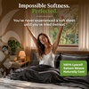 image:imageCariloha Retreat Sheet Set  Bamboo Lyocell  White  King  Our Softest Luxury Cooling Sheet Sateen Weave 18 in Deep Pockets 1 Fitted 1 Flat 2 Pillowcases OEKOTEX Standard 100Black Sand