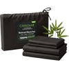 image:imageCariloha Retreat Sheet Set  Bamboo Lyocell  White  King  Our Softest Luxury Cooling Sheet Sateen Weave 18 in Deep Pockets 1 Fitted 1 Flat 2 Pillowcases OEKOTEX Standard 100Black Sand
