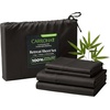 image:imageCariloha Retreat Sheet Set  Bamboo Lyocell  White  King  Our Softest Luxury Cooling Sheet Sateen Weave 18 in Deep Pockets 1 Fitted 1 Flat 2 Pillowcases OEKOTEX Standard 100Black Sand
