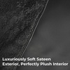 image:imageCariloha Spa Robe  UltraSoft amp Absorbent BambooBlend for Luxurious ComfortBlack Sand