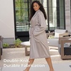 image:imageCariloha Spa Robe  UltraSoft amp Absorbent BambooBlend for Luxurious ComfortCoastal Gray