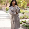 image:imageCariloha Spa Robe  UltraSoft amp Absorbent BambooBlend for Luxurious ComfortCoastal Gray