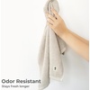 image:imageCariloha TwoTone Hand Towel  Bamboo Viscose  Oasis Green  16 x 30  Plush QuickDry Towels Turkish Cotton Bamboo Viscose Blend Highly Absorbent Bathroom Hand Towels Odor ResistantCoastal Gray