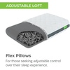 image:imageCariloha Universal amp Adjustable Flex Pillow  White  Standard  32x20  Viscose Material  Naturally breathable Hypoallergenic amp Moisture wickingQueen US Standard
