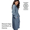 image:imageCariloha Waffle Knit Bath RobeMarine Blue