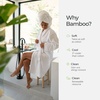 image:imageCariloha Waffle Knit Bath RobeTahitian Breeze