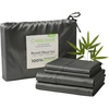 image:imageCariloha Resort Sheet Set  Cooling Bamboo Viscose  White  Queen  Luxury Cooling Sheets with Sateen Weave 18 in Deep Pockets 1 Fitted 1 Flat 2 Pillowcases OEKOTEX Standard 100Onyx
