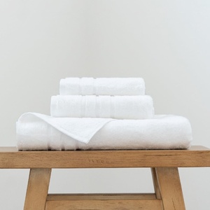 image:imageCariloha Bath Towel Hand Towel Washcloth Bundle  4 Each  Blue LagoonWhite