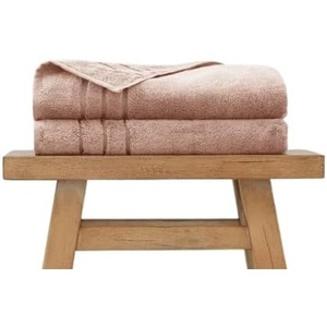 image:imageCariloha Extra Smooth Towel Viscose from Bamboo 28x54 Highly Absorbent Odor Resistant Ocean Mist 4 Pack BundleBlush
