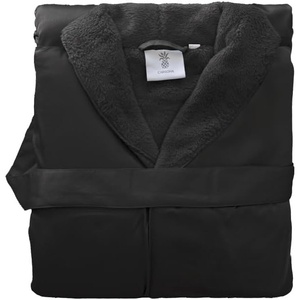 image:imageCariloha Spa Robe  UltraSoft amp Absorbent BambooBlend for Luxurious ComfortBlack Sand