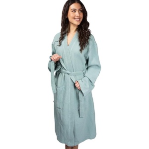 image:imageCariloha Waffle Knit Bath RobeTahitian Breeze
