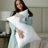 image:imageCariloha Down Feather Pillow  White  Queen  32 x 20  85 Goose Feather 15 Goose Down