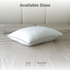 image:imageCariloha Down Feather Pillow  White  Queen  32 x 20  85 Goose Feather 15 Goose Down